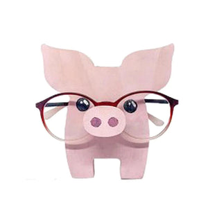 Animal-shaped mounts for glasses