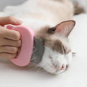 Cat Hair Removal Massaging Shell Comb