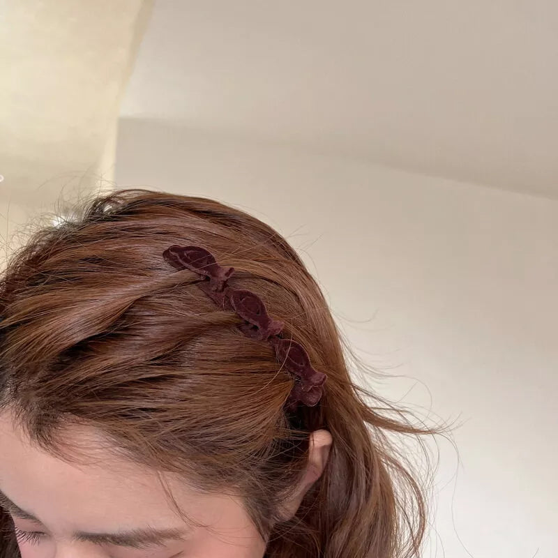 Flocking Braided Hair Clip (2 pcs)