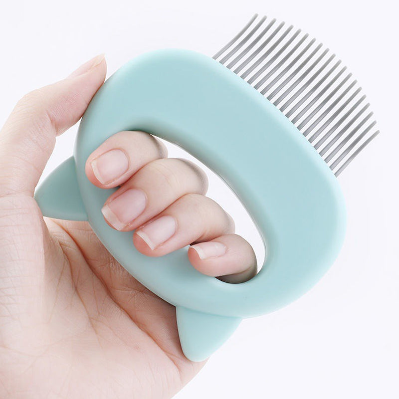 Cat Hair Removal Massaging Shell Comb