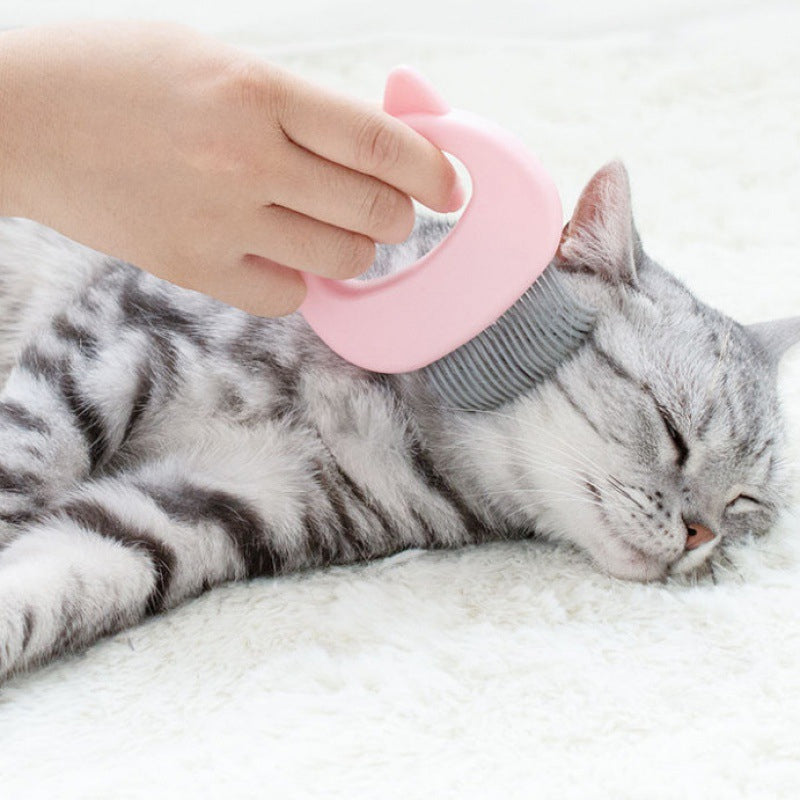 Cat Hair Removal Massaging Shell Comb