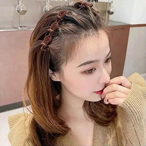 Flocking Braided Hair Clip (2 pcs)