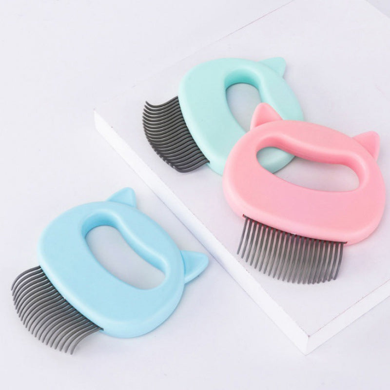 Cat Hair Removal Massaging Shell Comb