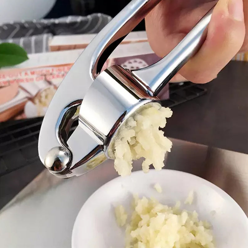 Premium Garlic Press With Soft Easy-Squeeze Ergonomic Handle