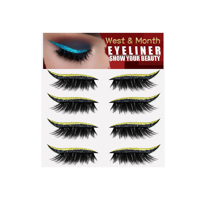 Reusable Eyeliner And Eyelash Stickers