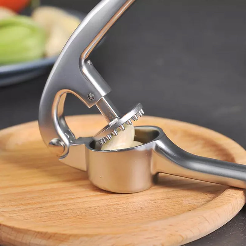 Premium Garlic Press With Soft Easy-Squeeze Ergonomic Handle