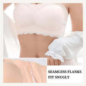 Oversized Elastic Non-slip Strapless Ice Silk Bra