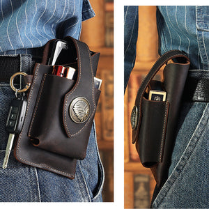 Multifunctional Leather Mobile Phone Bag