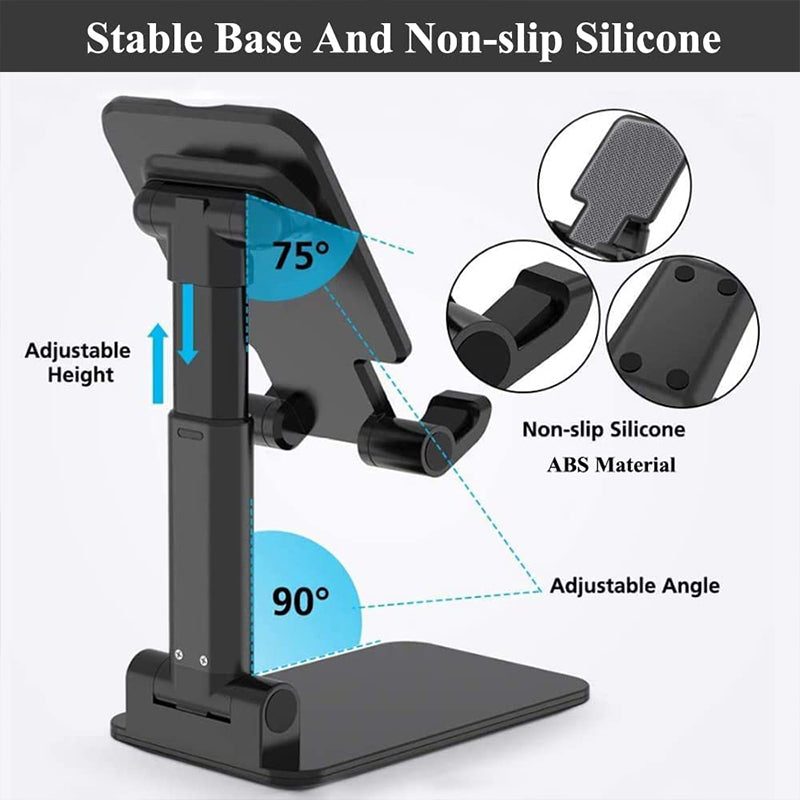 Foldable Aluminum Desktop Phone Holder