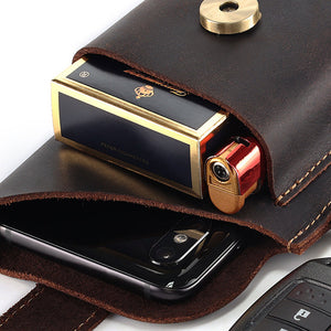 Multifunctional Leather Mobile Phone Bag