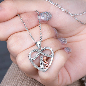 Love You Forever Heart Necklace