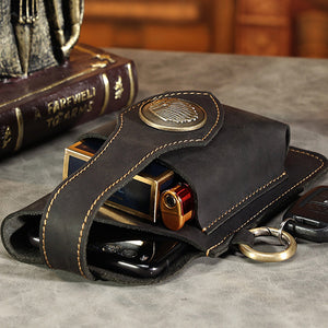 Multifunctional Leather Mobile Phone Bag