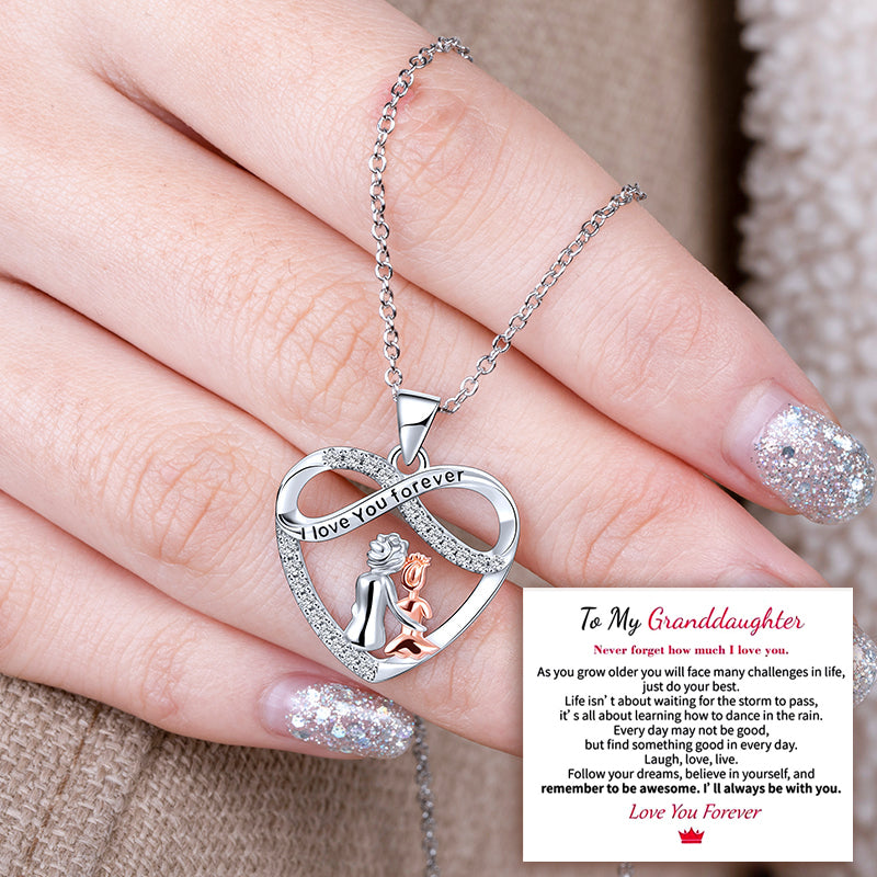 Love You Forever Heart Necklace