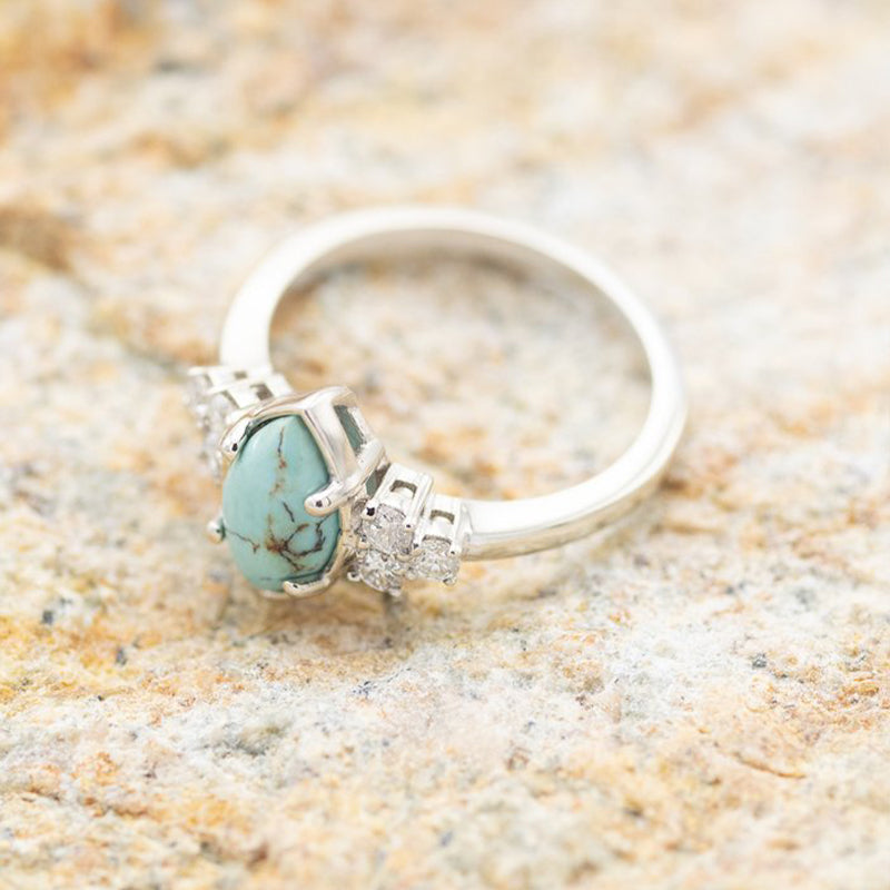 Turquoise Creative 3-Piece Ring