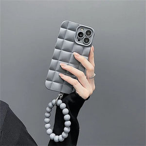 Frosted Pearl Bracelet Case for iPhone