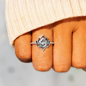 Dainty Lotus Ring