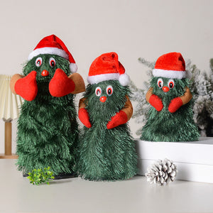 Singing Dancing Christmas Tree Family