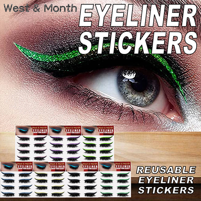 Reusable Eyeliner And Eyelash Stickers