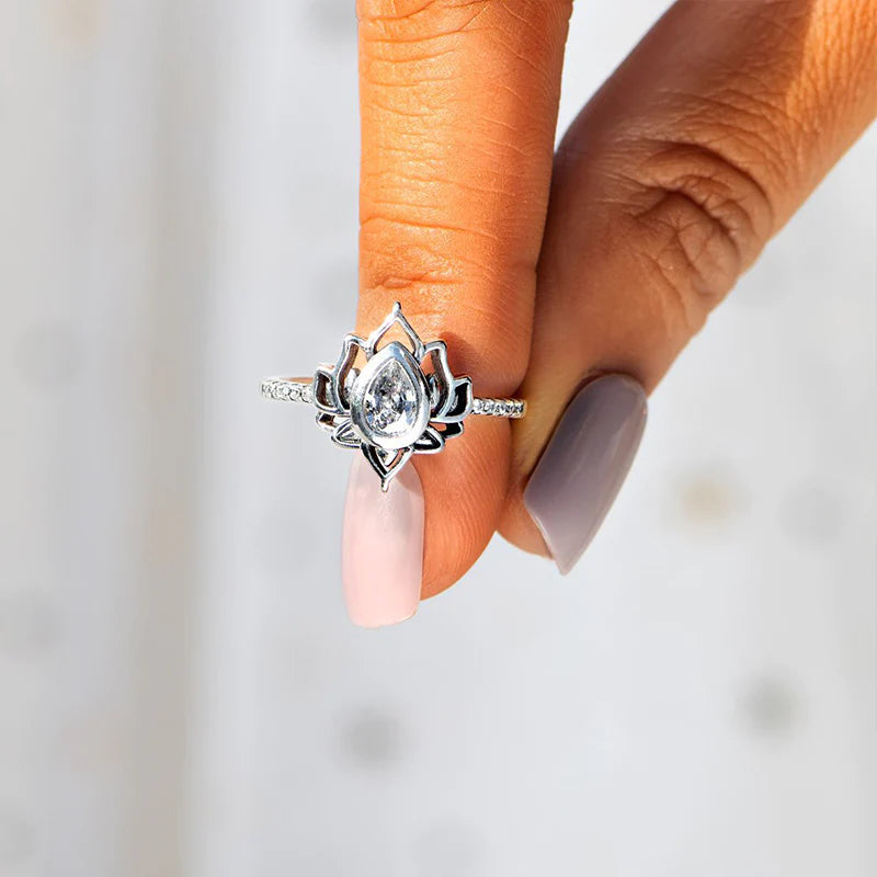 Dainty Lotus Ring