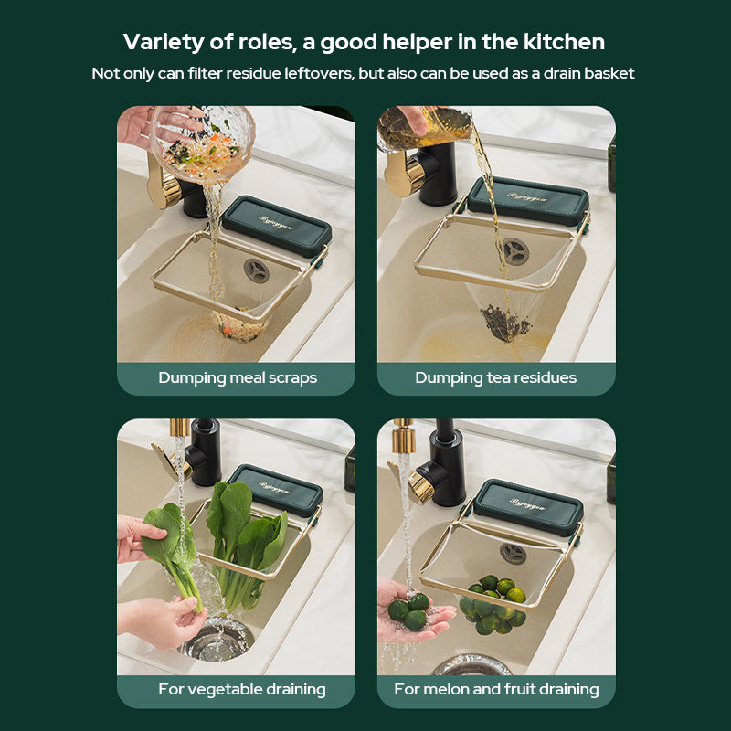 Sink Disposable Filter Drain Rack