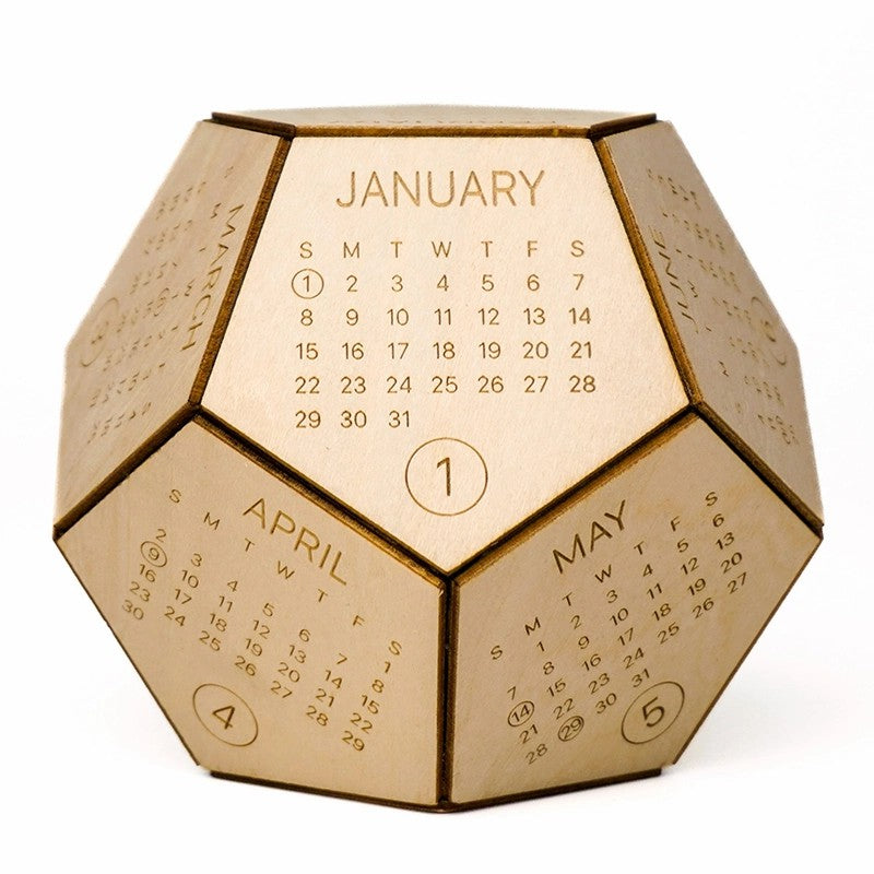 Wooden Desk DIY Calendar 2023