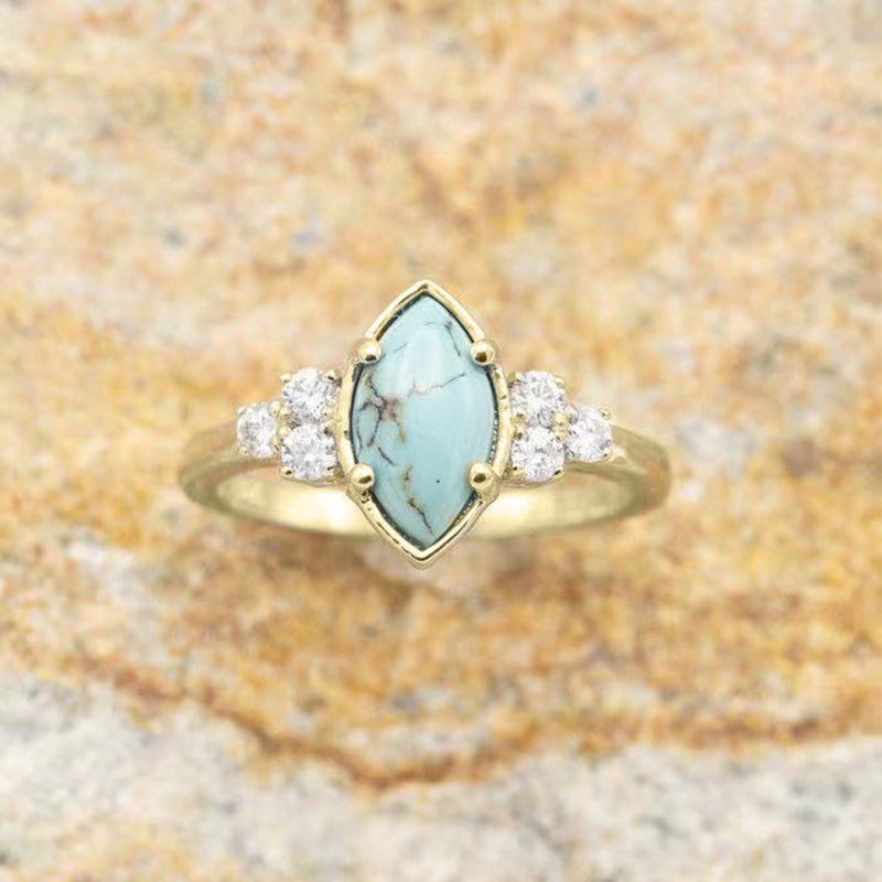 Turquoise Creative 3-Piece Ring