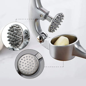 Premium Garlic Press With Soft Easy-Squeeze Ergonomic Handle