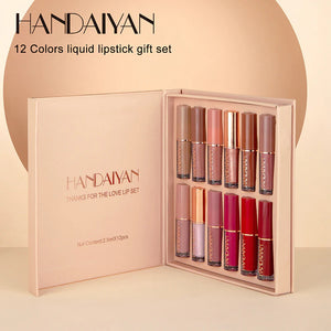 12 Color Liquid Lipstick Set