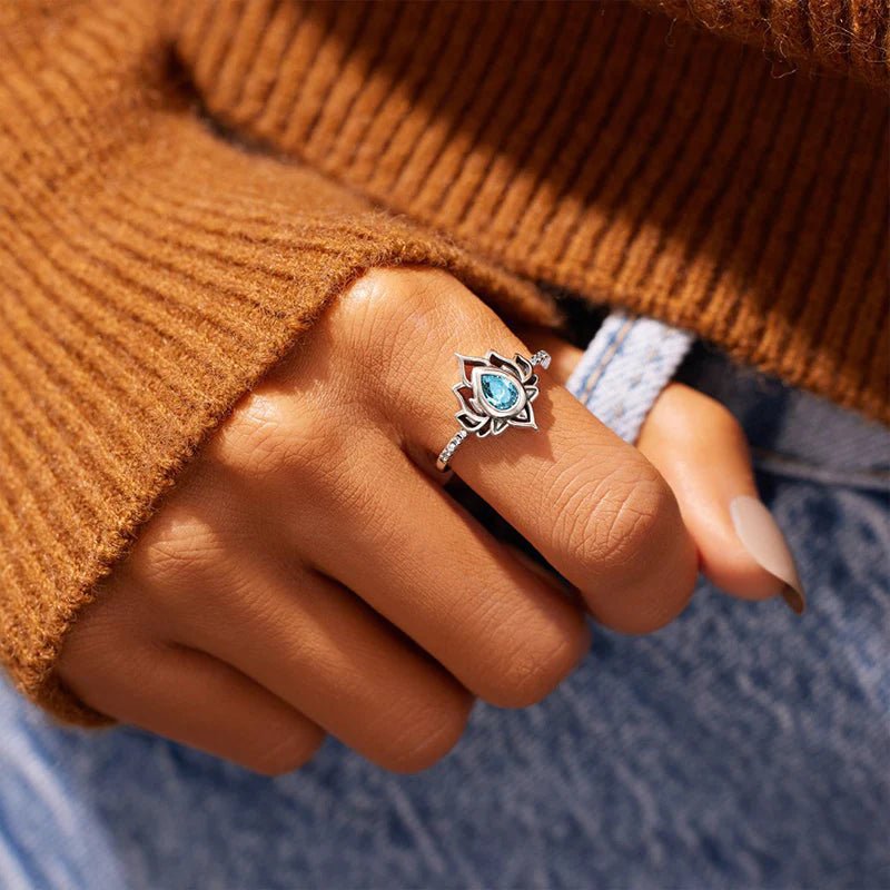 Dainty Lotus Ring