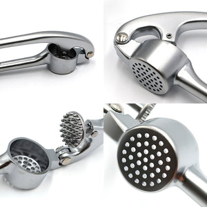 Premium Garlic Press With Soft Easy-Squeeze Ergonomic Handle