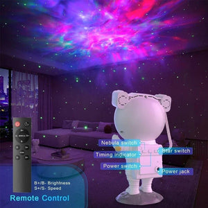 Astronaut Star Galaxy Projector Light