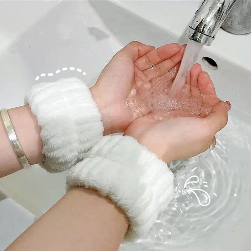 Microfiber Wrist Wash Towel Band