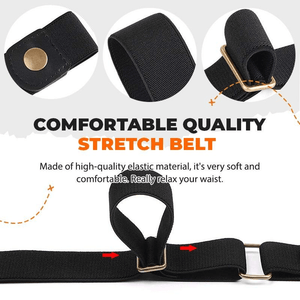 Buckle-free Invisible Elastic Waist Belts