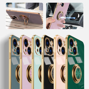 Plated iPhone Case with Ring