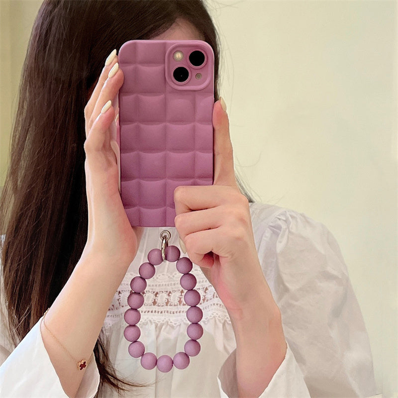 Frosted Pearl Bracelet Case for iPhone