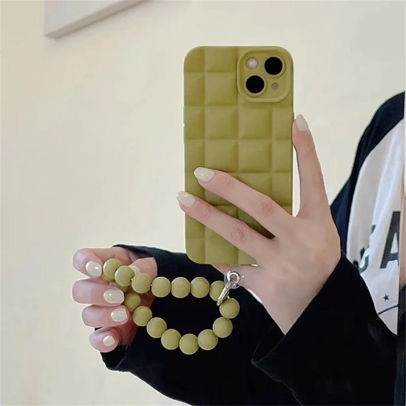 Frosted Pearl Bracelet Case for iPhone