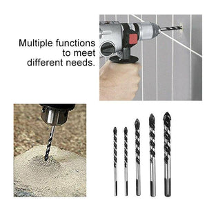 Triangular-overlord Handle Multifunctional Drill Bits