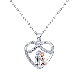 Love You Forever Heart Necklace